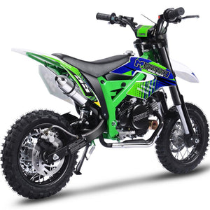 MotoTec Hooligan Green Gas Dirt Bike